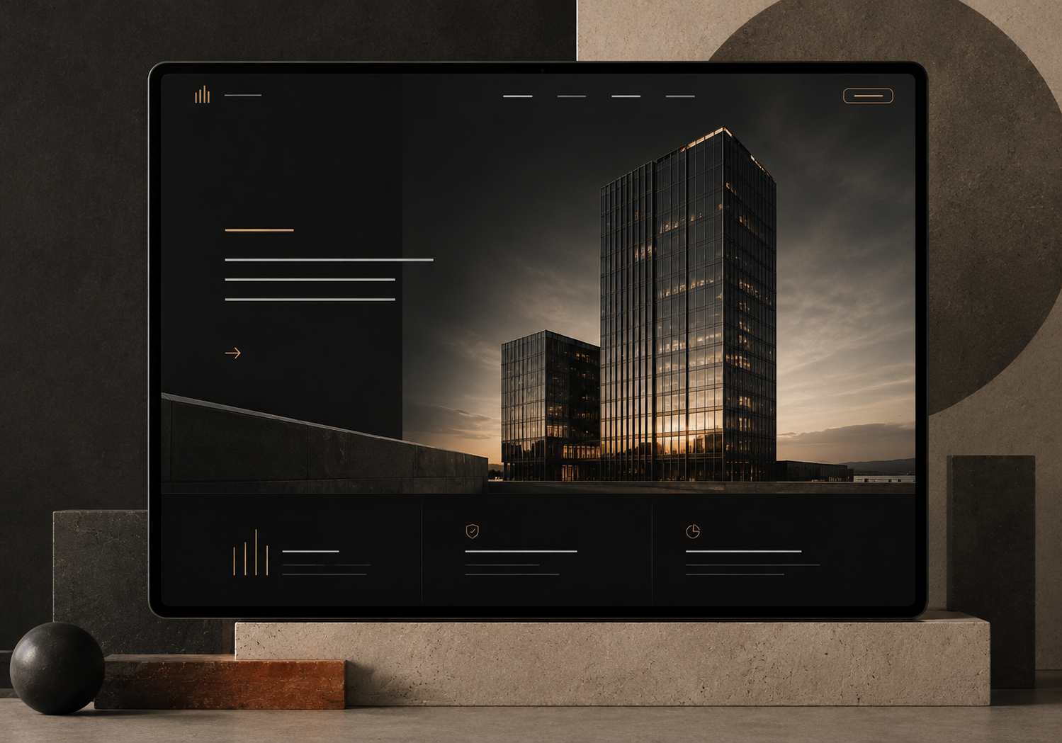 Credibility Website System concept direction.